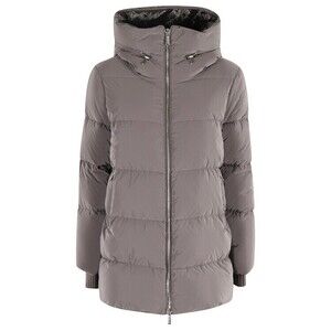 Moorer Padded Quilted Down Coat With High Collar - NWT